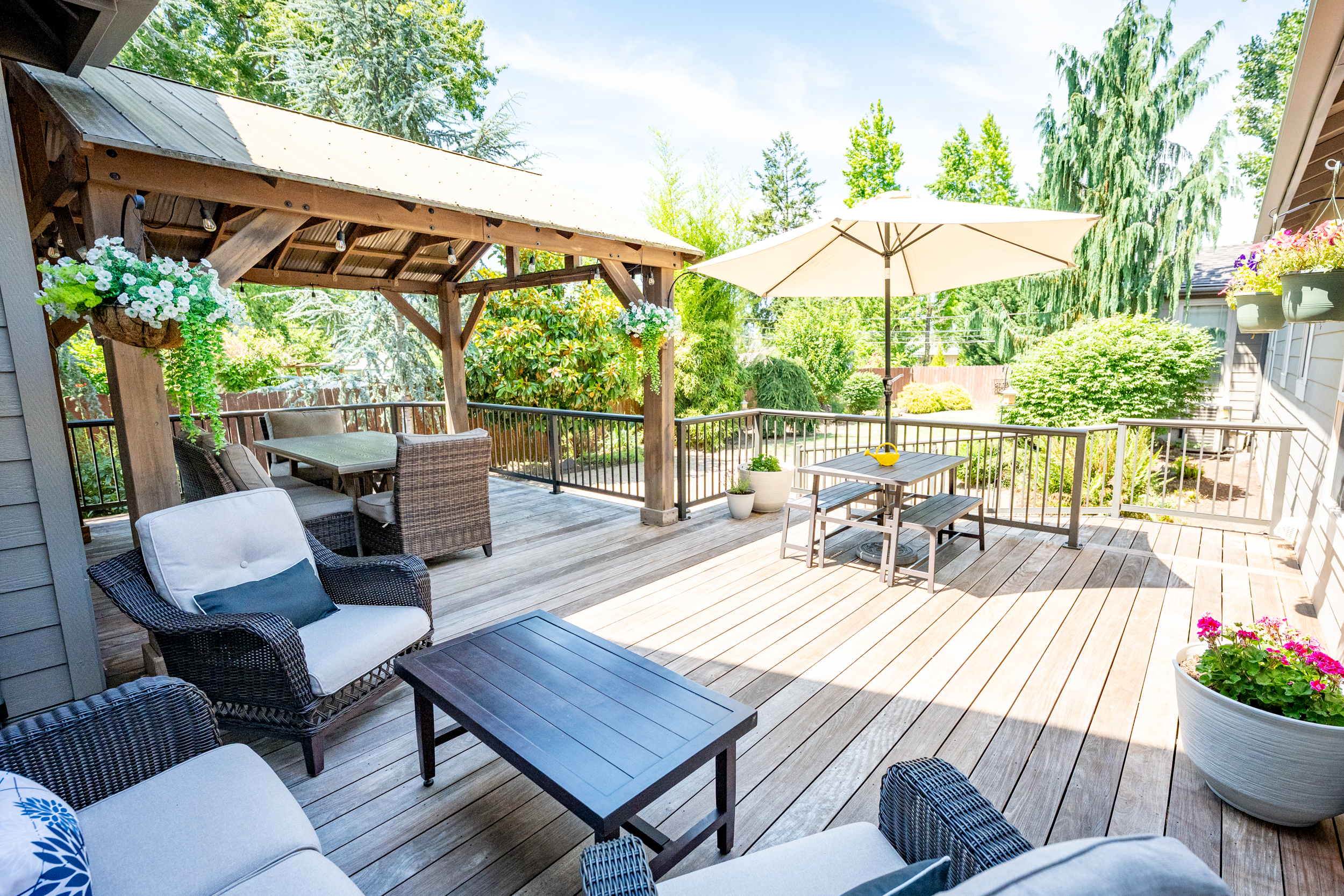 More room to relax outdoors