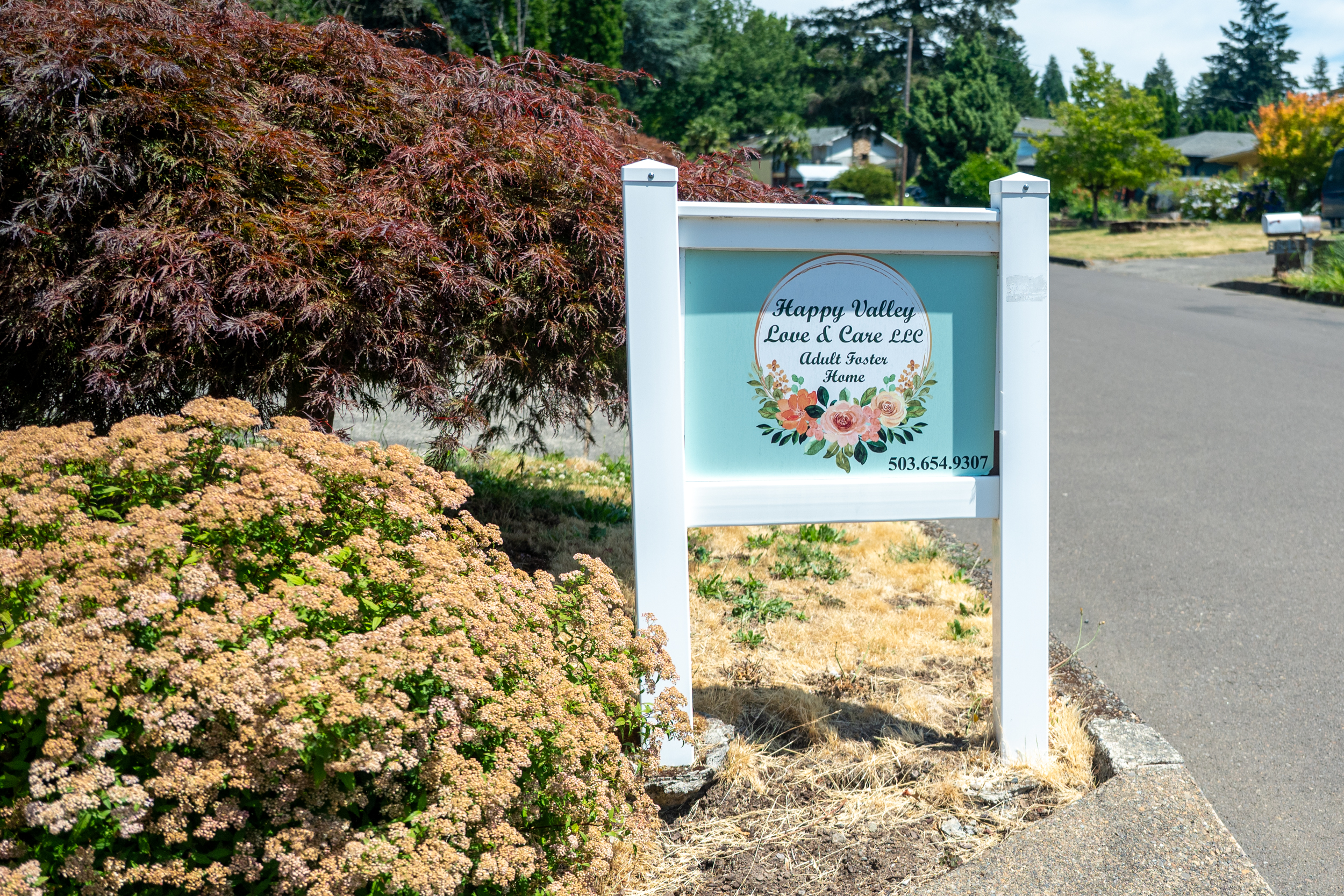 Our sign welcomes you